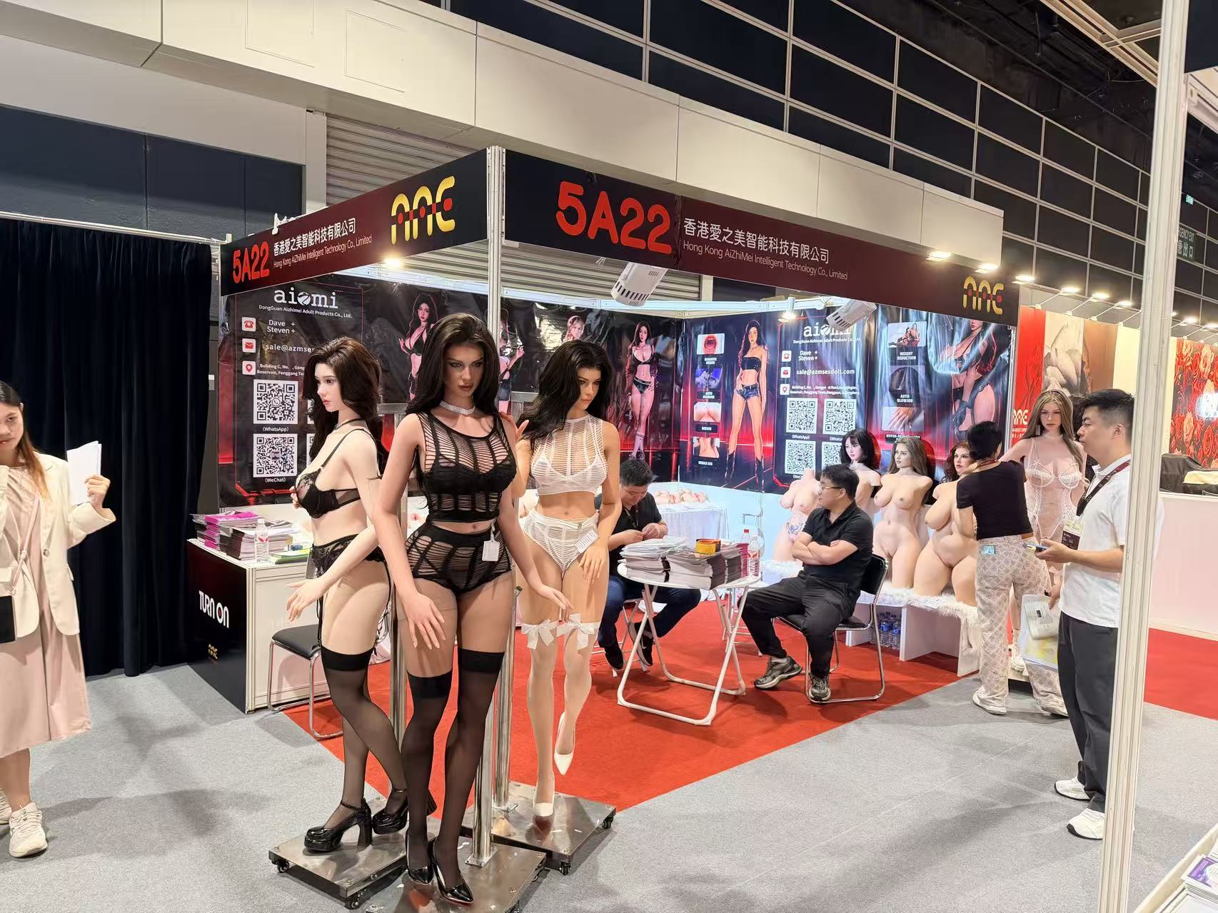 AZMDOLL booth 5A22 at AAE 2026 Hong Kong